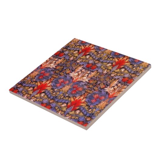 ウィリアムモリススネークヘッドヴィンテージフローラ タイル (側面)