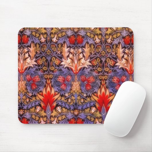 ウィリアムモリススネークヘッドヴィンテージフローラ マウスパッド (マウス)