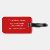 ウィリアムモリススネークヘッドヴィンテージフローラ ラゲッジタグ (裏面横)