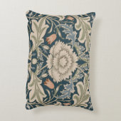 ウィリアムモリスセバーンフローラガーデンフラワークラシック アクセントクッション (裏面(縦))