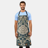 ウィリアムモリスセバーンフローラガーデンフラワークラシック エプロン (着用した状態)