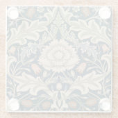 ウィリアムモリスセバーンフローラガーデンフラワークラシック ガラスコースター (裏面)