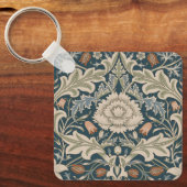 ウィリアムモリスセバーンフローラガーデンフラワークラシック キーホルダー (正面)