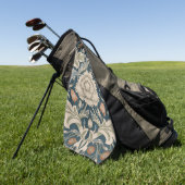 ウィリアムモリスセバーンフローラガーデンフラワークラシック ゴルフタオル (グリーン)