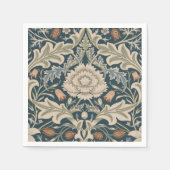 ウィリアムモリスセバーンフローラガーデンフラワークラシック スタンダードカクテルナプキン (正面)