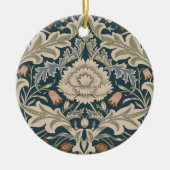 ウィリアムモリスセバーンフローラガーデンフラワークラシック セラミックオーナメント (正面)