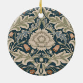 ウィリアムモリスセバーンフローラガーデンフラワークラシック セラミックオーナメント (裏面)