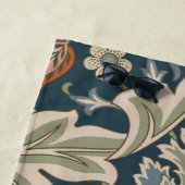 ウィリアムモリスセバーンフローラガーデンフラワークラシック ビーチタオル (インサイチュ)