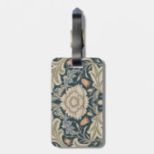 ウィリアムモリスセバーンフローラガーデンフラワークラシック ラゲッジタグ (裏面縦)