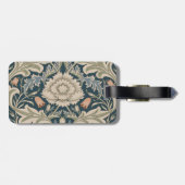 ウィリアムモリスセバーンフローラガーデンフラワークラシック ラゲッジタグ (裏面横)