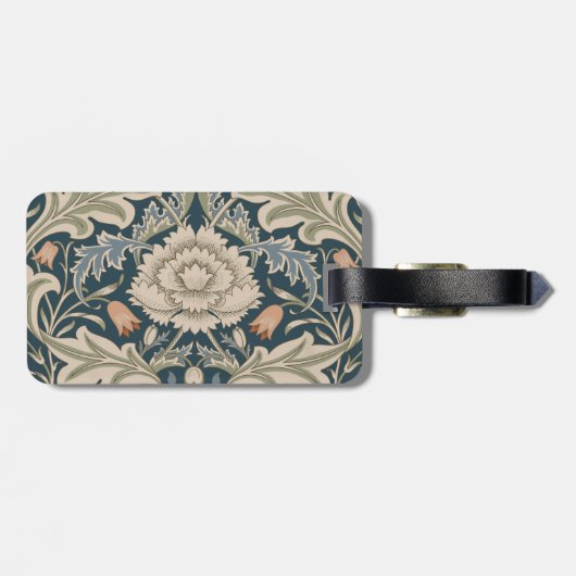 ウィリアムモリスセバーンフローラガーデンフラワークラシック ラゲッジタグ (裏面横)