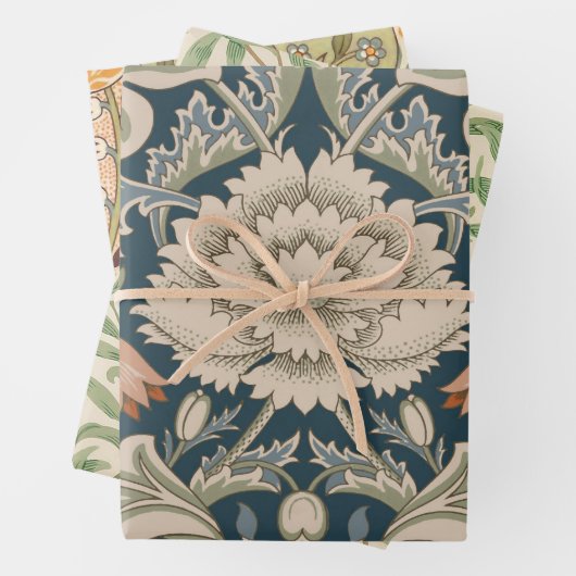 ウィリアムモリスセバーンフローラガーデンフラワークラシック ラッピングペーパーシート (インサイチュ)