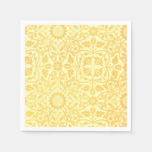 ウィリアムモリスセントジェームズプレイスシーリング紙 スタンダードカクテルナプキン (正面)