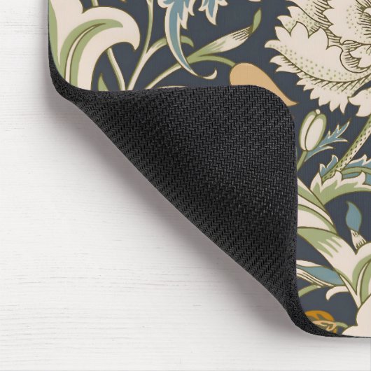 ウィリアムモリスセヴェルフローラルパタークラシックン マウスパッド (コーナー)