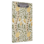 ウィリアムモリスダフォディルガーデンフラワークラシックボタ クリップボード (右)