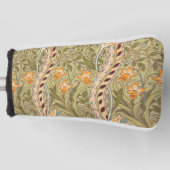 ウィリアムモリスダフォディルガーデンフラワークラシックボタ ゴルフヘッドカバー (正面)