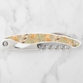 ウィリアムモリスダフォディルガーデンフラワークラシックボタ ソムリエナイフ (正面)