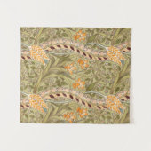 ウィリアムモリスダフォディルガーデンフラワークラシックボタ タペストリー (正面(横))