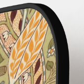 ウィリアムモリスダフォディルガーデンフラワークラシックボタ ピックルボールラケット (左詳細)