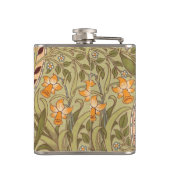 ウィリアムモリスダフォディルガーデンフラワークラシックボタ フラスク (裏面)