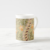 ウィリアムモリスダフォディルガーデンフラワークラシックボタ ボーンチャイナマグカップ (正面右)