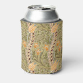 ウィリアムモリスダフォディルガーデンフラワークラシックボタ 缶クーラー (缶裏面)