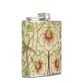 ウィリアムモリスダフォディルクラシックフラワー壁紙 フラスク (右)
