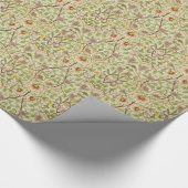ウィリアムモリスダフォディルクラシックフラワー壁紙 ラッピングペーパー (角)