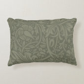 ウィリアムモリスダフォディルフローラ壁紙 アクセントクッション (正面)