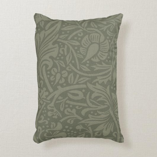 ウィリアムモリスダフォディルフローラ壁紙 アクセントクッション (正面(垂直))