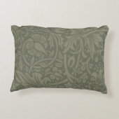 ウィリアムモリスダフォディルフローラ壁紙 アクセントクッション (裏面)