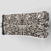 ウィリアムモリスダフォディルフローラ壁紙 ゴルフヘッドカバー (正面)