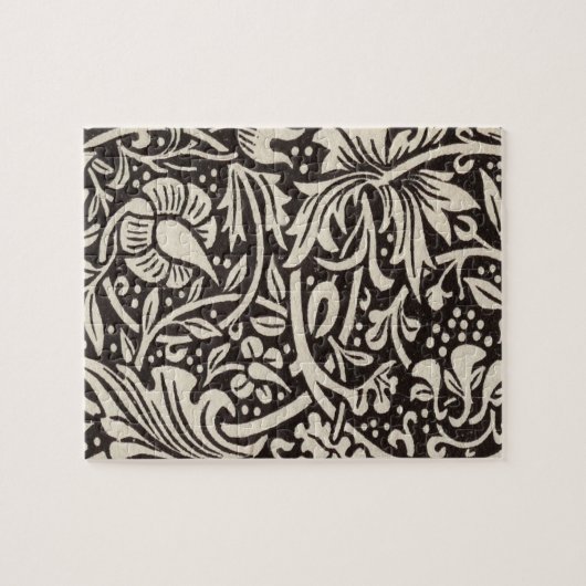 ウィリアムモリスダフォディルフローラ壁紙 ジグソーパズル (横)