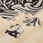 ウィリアムモリスダフォディルフローラ壁紙 ジグソーパズル (側面)