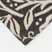 ウィリアムモリスダフォディルフローラ壁紙 フリースブランケット (角)