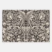 ウィリアムモリスダフォディルフローラ壁紙 ラッピングペーパーシート (正面)