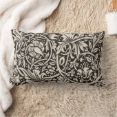 ウィリアムモリスダフォディルフローラ壁紙 ランバークッション (ブランケット)