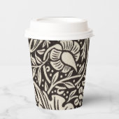 ウィリアムモリスダフォディルフローラ壁紙 紙コップ (正面)