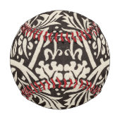 ウィリアムモリスダフォディルフローラ壁紙 野球ボール (裏面)