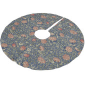 ウィリアムモリスチューダーバラ壁紙 ブラッシュドポリエステルツリースカート (アングル)