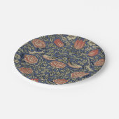 ウィリアムモリスチューダーバラ壁紙 ペーパープレート (アングル)