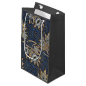 ウィリアムモリスチューリップウィローブルーパターン スモールペーパーバッグ (正面アングル)