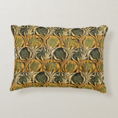 ウィリアムモリスチューリップ&リリーカーペットラグクラシック アクセントクッション (裏面)