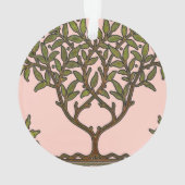 ウィリアムモリスツリーフリーズフローラ壁紙 オーナメント (裏面)