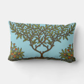 ウィリアムモリスツリーフリーズフローラ壁紙 ランバークッション (裏面)
