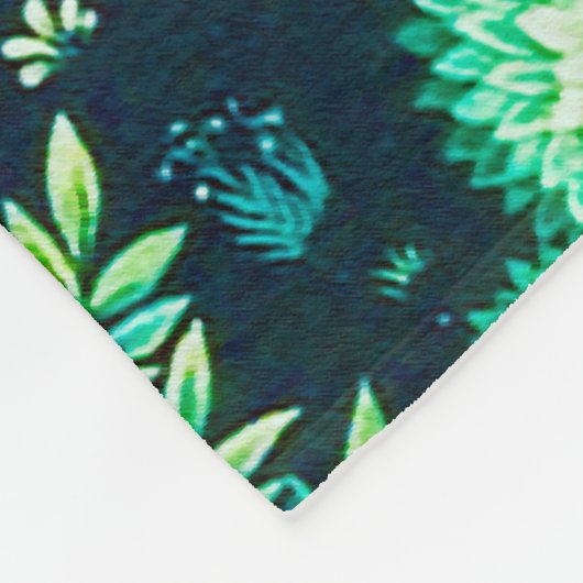 ウィリアムモリスディアバイブルックタペストリープリント フリースブランケット (角)