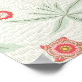 ウィリアムモリスデイジークラシックフローラエレガンス ポスター (角)