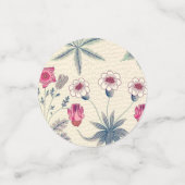 ウィリアムモリスデイジーフローラルパターンレッドオレンジ コンフェッティ (スモール正面)