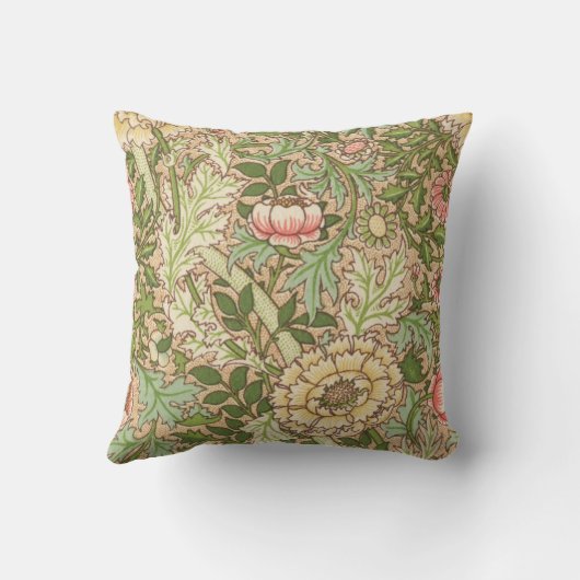 ウィリアムモリスデザインノーウィッチパターン クッション (裏面)