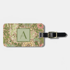 ウィリアムモリスデザインノーウィッチパターン ラゲッジタグ